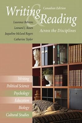 Writing and Reading Across the Disciplines, First Canadian Edition