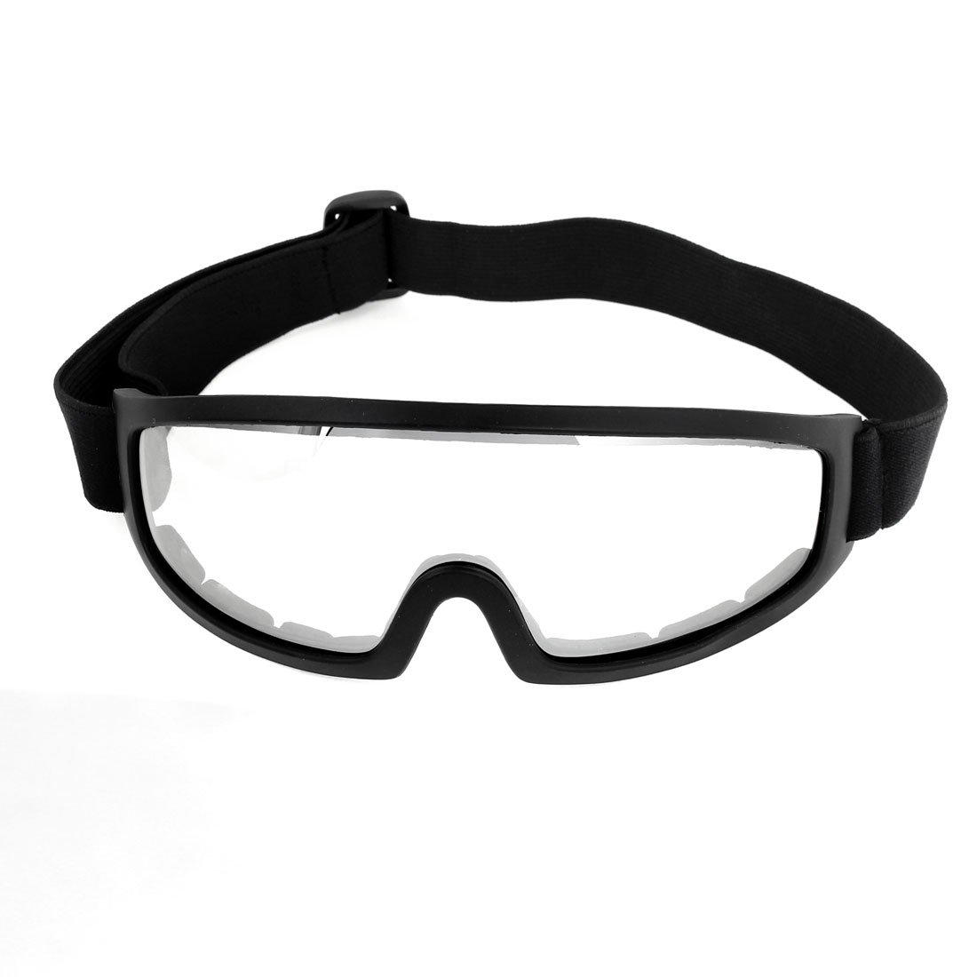 

Black Plastic Frame Design Rim Clear Lens Ski Goggles Sunglasses