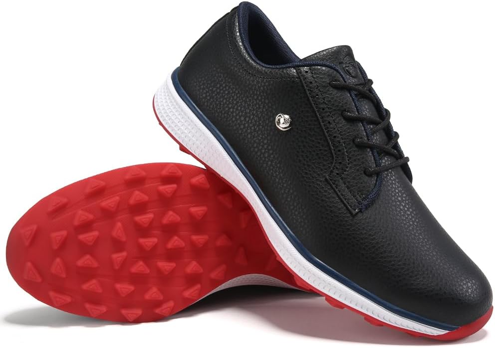 Professional Spikeless Golf Shoes Lightweight Breathable Trainers_voghion.com