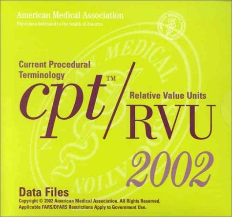 Cpt/rvu 2002 by AMA