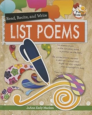 Read, Recite, and Write List Poems