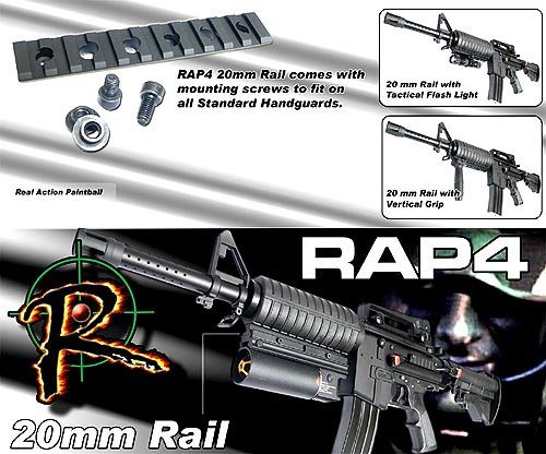 

Spyder MR2 20mm Rail (with Mounting Screws) - paintball equipment