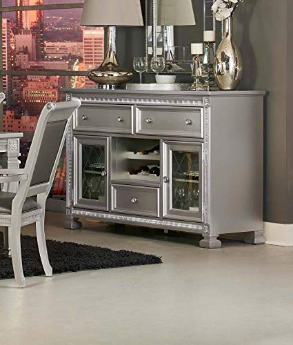 Algopix Similar Product 10 - Benzara Wooden Dining Server with 3