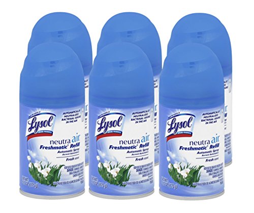 Lysol Neutra Air Freshmatic Automatic Spray Air Freshener, Fresh, 6 Refills, 6.17 Ounce