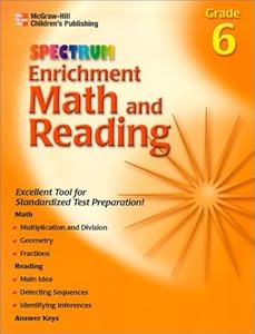 Spectrum Enrichment Math And Reading: Grade 6