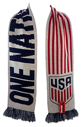 Algopix Similar Product 12 - Official US Soccer Scarf  One Nation