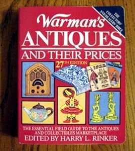 Warman's Antiques and Their Prices by Harry L. Rinker