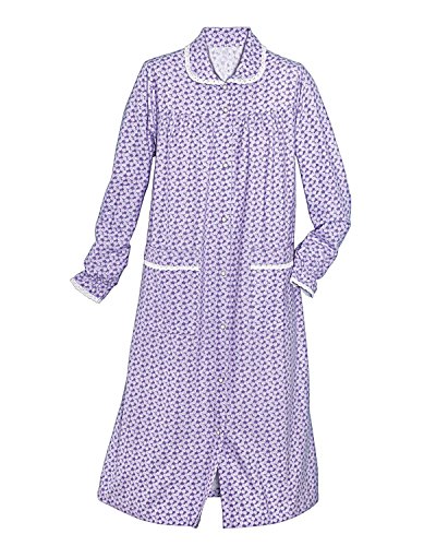 National Eyelet Trim Flannel Snap-Front Coat