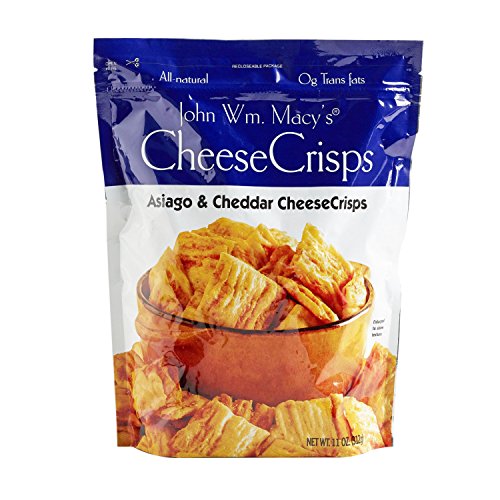 John Wm Macy's Asiago and Cheddar CheeseCrisps 11oz