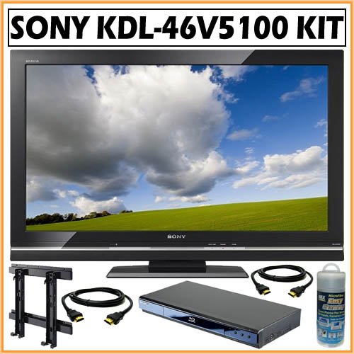 Black Fridays Sony BRAVIA V Series KDL46V5100 46" LCD HDTV 1080p, 120Hz
