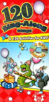 120 Sing Along Songs and 4 Activity Book Set (120 Songs & 120 Activities)