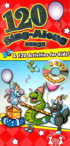 120 Sing Along Songs and 4 Activity Book Set (120 Songs & 120 Activities) by Twin Sisters Productions