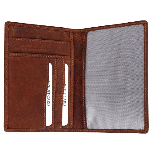 Leather Passport Cover Case Wallet Him Her Men Women Deal fathers day gift