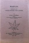 Maples Cultivated in the United States & Canada