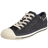 Diesel Exposure Low Indigo Denim Mens Canvas New Trainers Shoes Boots
