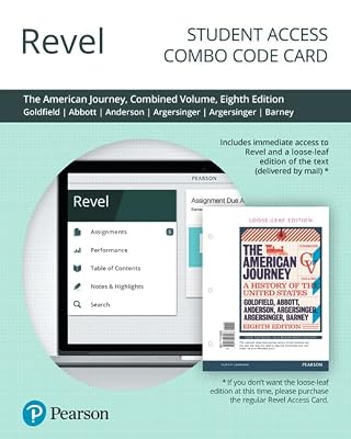 American Journey, The: A History of the United States, Combined Volume -- Revel + Print Combo Access Code