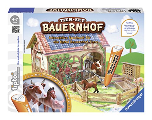 Ravensburger 00564 - Tiptoi Spiel-Set Bauernhof ohne Stift - lalunalapasta