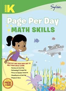 Kindergarten Page Per Day: Math Skills
