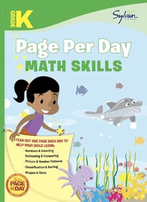 Kindergarten Page Per Day: Math Skills