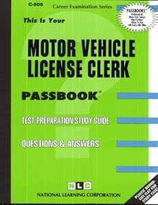 Motor Vehicle License Clerk