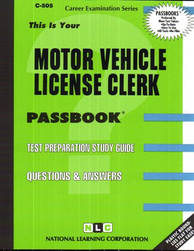 Motor Vehicle License Clerk by Jack Rudman