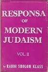 Responsa of Modern Judaism
