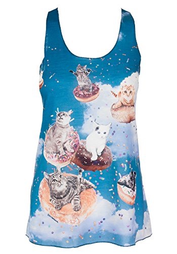 Sidecca Cats and Donuts Tank