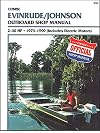 Evinrude/Johnson Outboard Shop Manual, 2-40 HP, 1973-1990 (Includes Electric Motors) (Clymer Marine Repair Series) 6th (sixth) Revised Edition by Randy Stephens published by Clymer Publishing (1992)