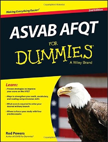 ASVAB AFQT For Dummies by Rod Powers