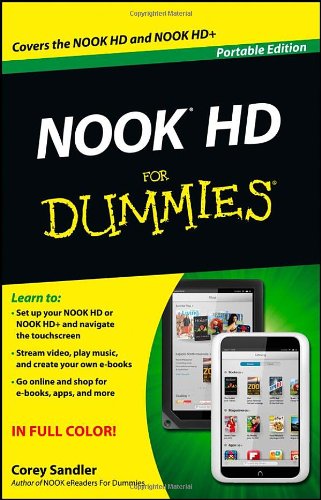 NOOK HD For Dummies, Portable Edition by Corey Sandler