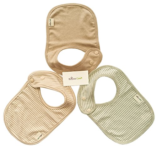 BC Bandana Bibs Set of 3 - Extra Absorbent Drool Bibs with Snaps for Boys & Girls Perfect Baby Shower Gift Set