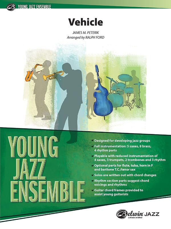 Vehicle: Conductor Score & Parts (Young Jazz Ensemble) by James M. Peterik