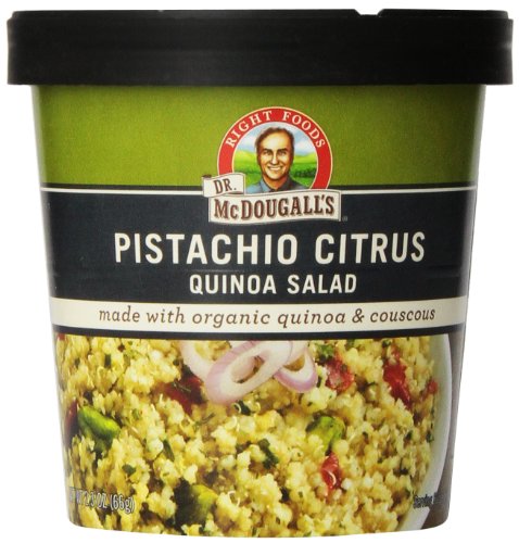 Dr. McDougall's Right Foods Pistachio Citrus Quinoa Salad Made with Organic Quinoa and Couscous, 2.3 Ounce (Pack of 6)