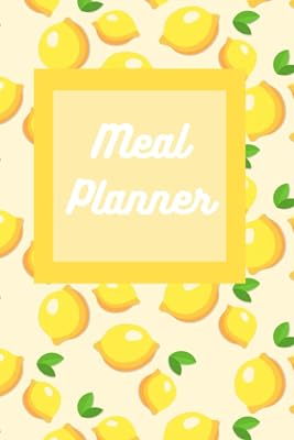 Weekly Meal Planner 100 pages, with illustrations and boxes to make meal planning a breeze.