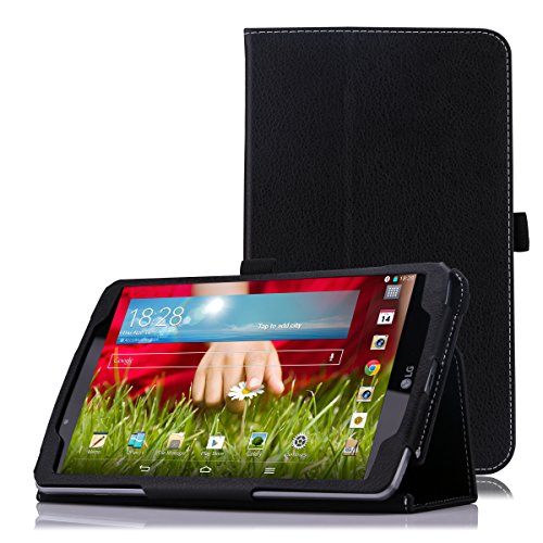 MoKo LG G Pad F 8.0 Case - Slim Folding Cover Case for LG G Pad F 8.0 inch [AT&T 4G LTE Model V495 and T-Mobile 4G LTE Model V496] Android Tablet, BLACK