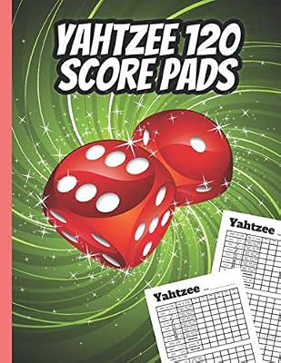 Yahtzee 120 Score Pads: Score Sheets for Card Game Scorekeeping