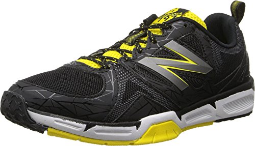 new balance mens mx797 cross-training shoe,black/yellow,10 d us
