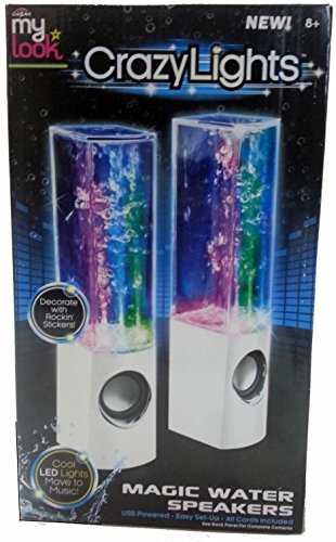 

My Look Crazy Lights Magic Water Speakers (White)