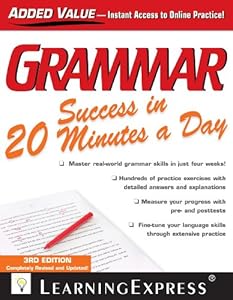 Grammar success in 20 minutes a day. by Learningexpress Llc
