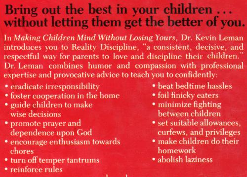 Making Children Mind Without Losing Yours by Kevin Leman