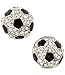 The Cutest Crystal Soccer Ball Lover's Stud Earrings Ever (12 Mm Drop)