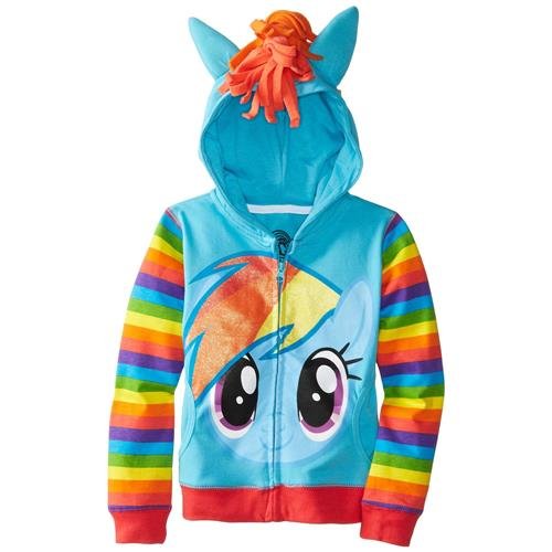 

FREEZE Little Girls' My Little Pony Rainbow Dash Hoodie