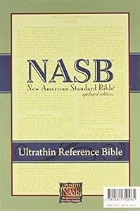 New American Standard Ultrathin Reference Bible; Black Genuine Leather (2003-09-01) by The Lockman Foundation