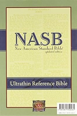 New American Standard Ultrathin Reference Bible; Black Genuine Leather (2003-09-01)