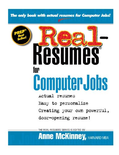 Real-Resumes for Computer Jobs by Anne McKinney