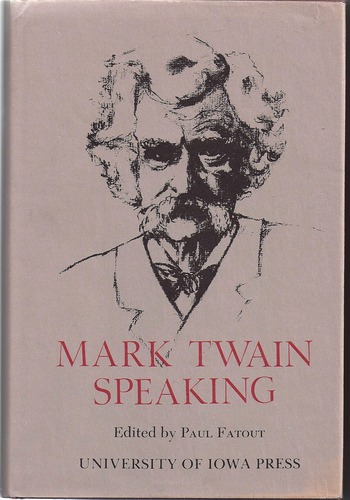 Mark Twain Speaking by Mark Twain