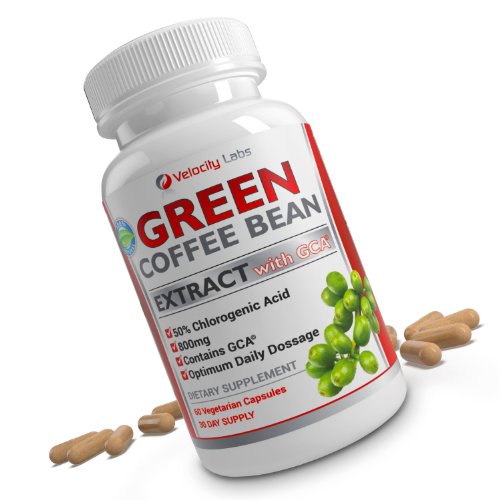 100 Natural Green Coffee Bean Extract 800mg with GCA® (50 Chlorogenic
