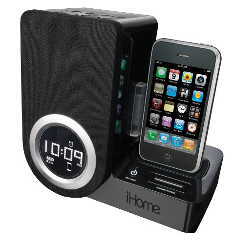 

iHome iP41 Rotating Alarm Clock for iPod and iPhone with Remote Control