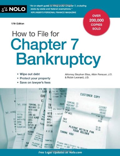 How to File for Chapter 7 Bankruptcy by Stephen Elias Attorney 
			
			
		
		
		
       	 
       		
       			,