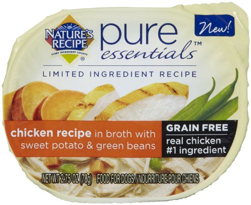 Nature's Recipe Nature's Recipe Pure Essentials Grain Free Chicken Recipe in Broth (Pack of 24), 2.75 oz